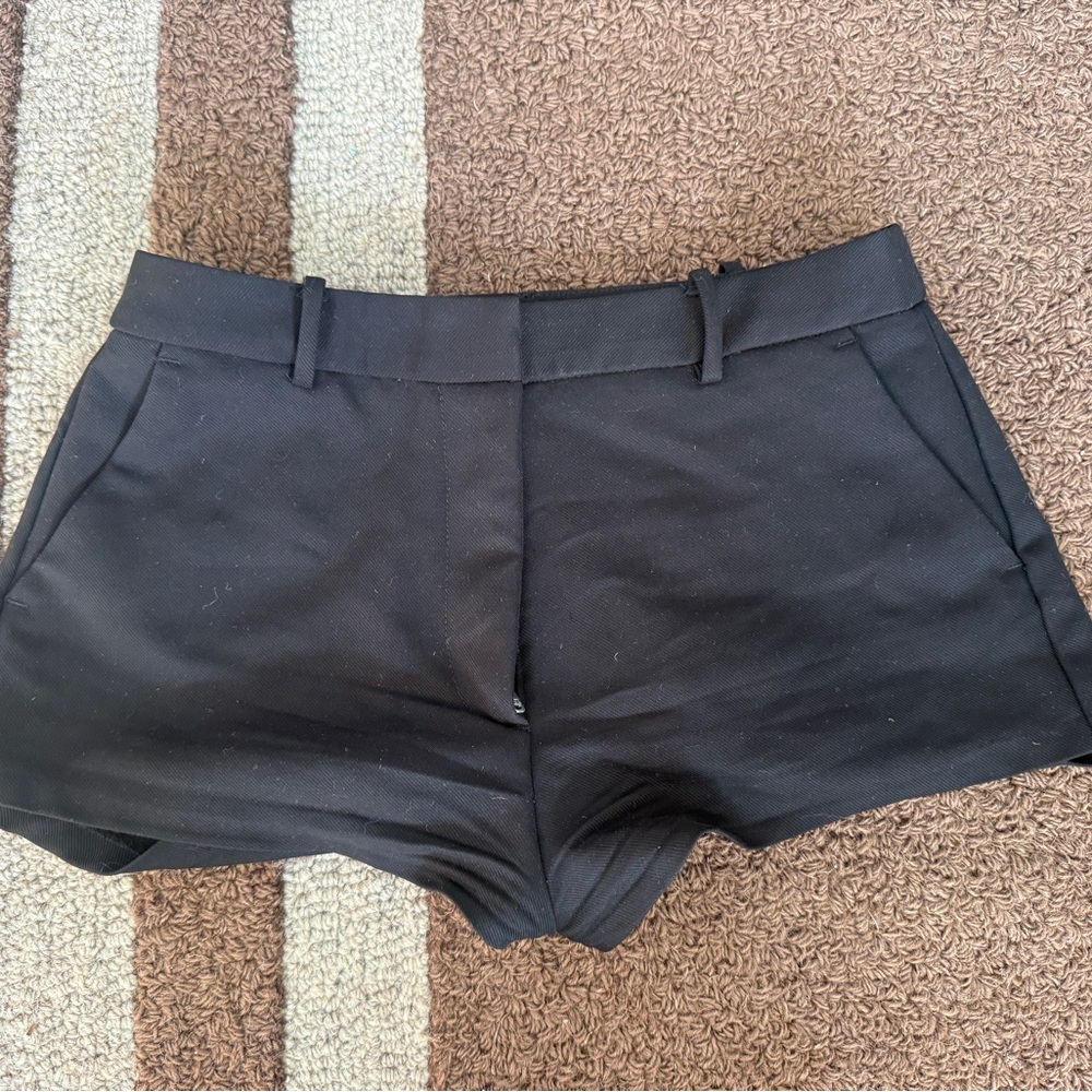 Because of Alice black micro shorts